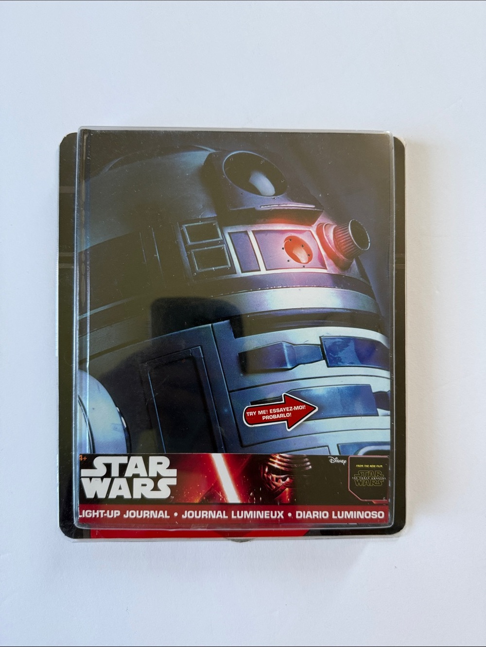 Disney Star Wars R2-D2 Light-Up Journal — Blue, Silver, Red